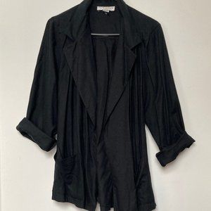 Vintage raw silk blazer